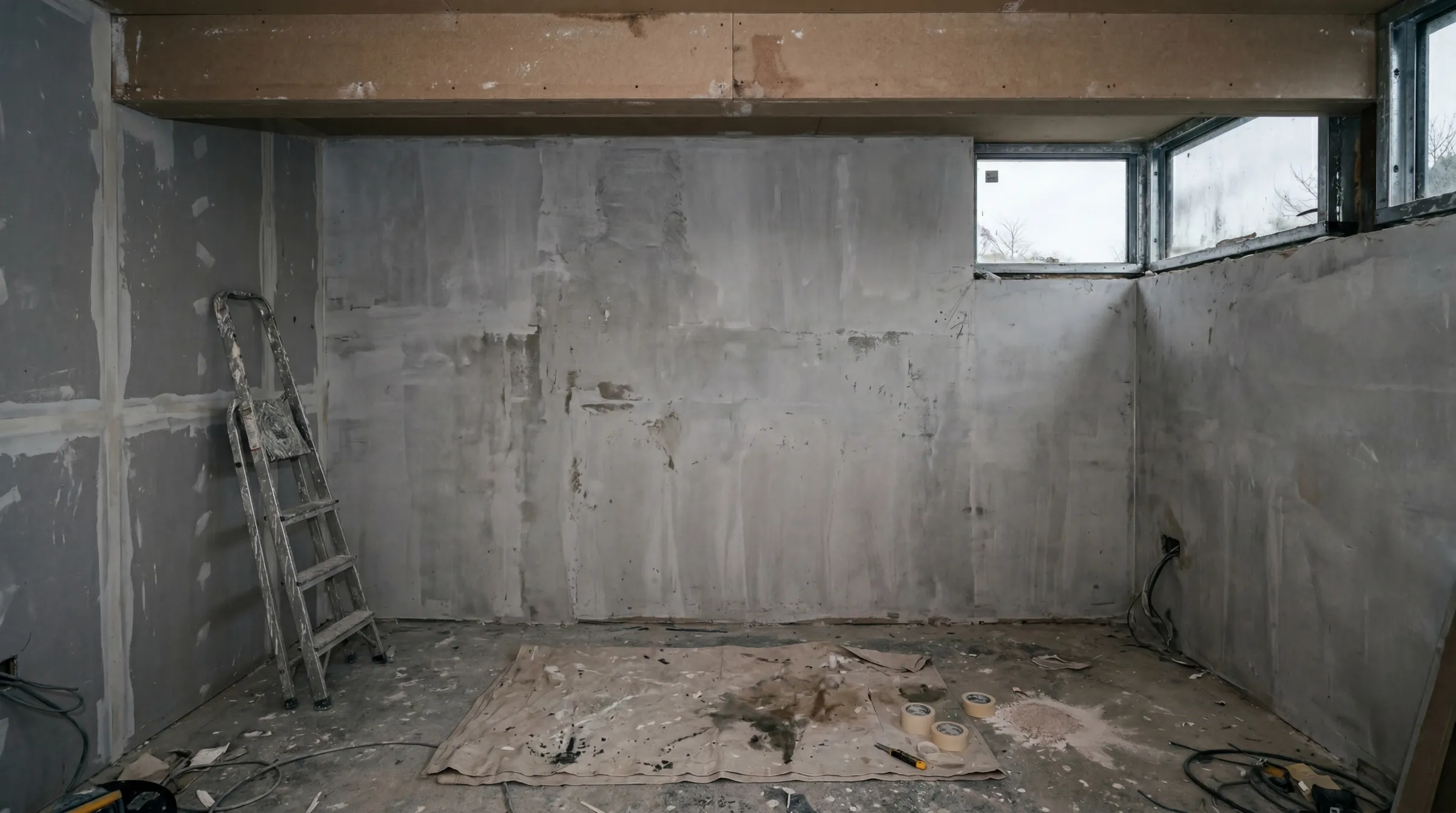 Lounge before renovation